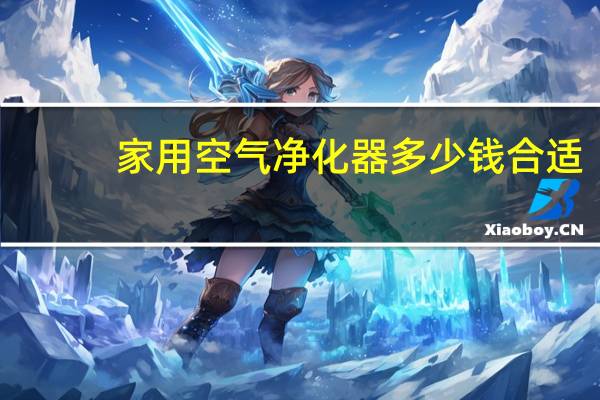 家用空气净化器多少钱合适