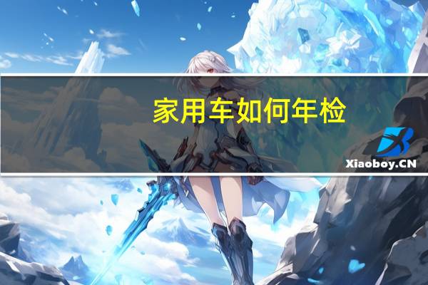 家用车如何年检