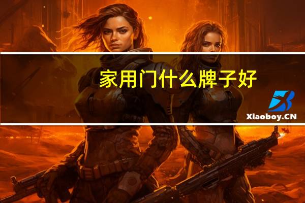 家用门什么牌子好