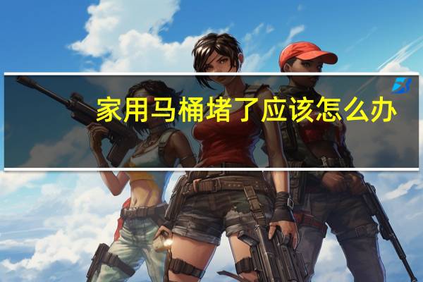 家用马桶堵了应该怎么办