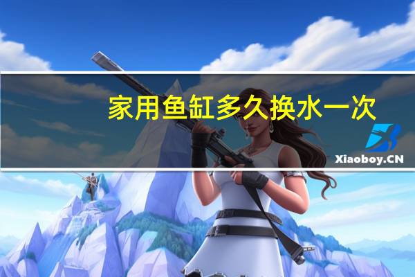 家用鱼缸多久换水一次