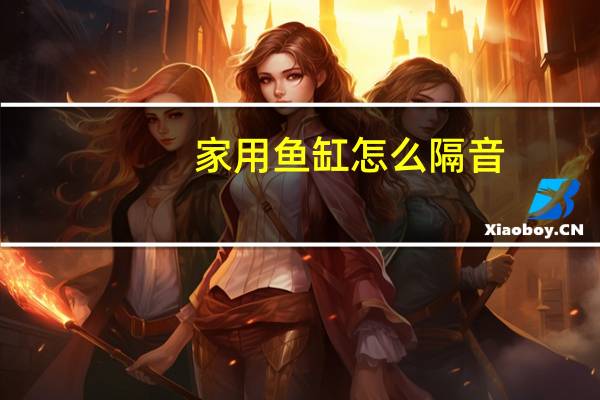 家用鱼缸怎么隔音