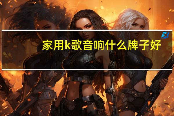 家用k歌音响什么牌子好