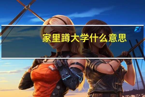 家里蹲大学什么意思