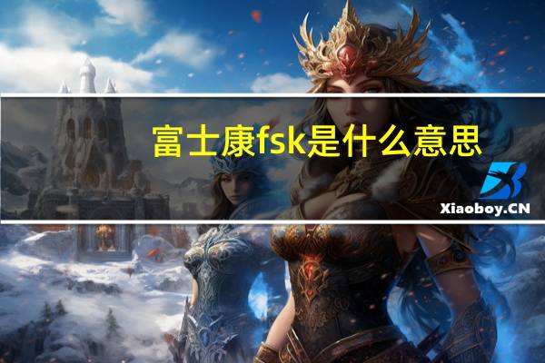 富士康fsk是什么意思