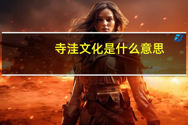 寺洼文化是什么意思