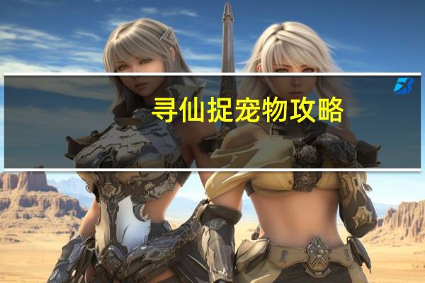 寻仙捉宠物攻略