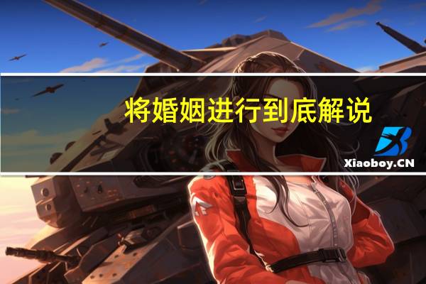 将婚姻进行到底解说