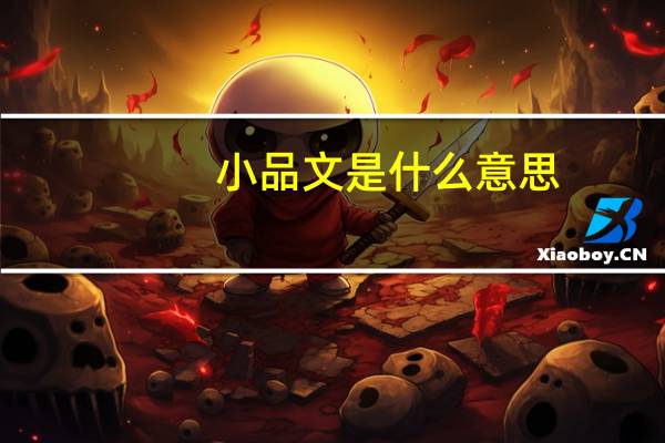 小品文是什么意思