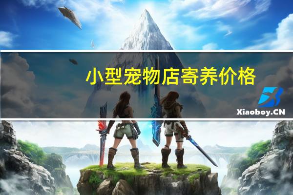 小型宠物店寄养价格