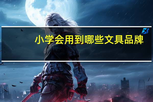 小学会用到哪些文具品牌