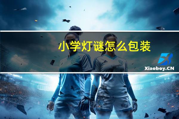 小学灯谜怎么包装