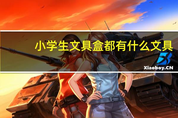 小学生文具盒都有什么文具