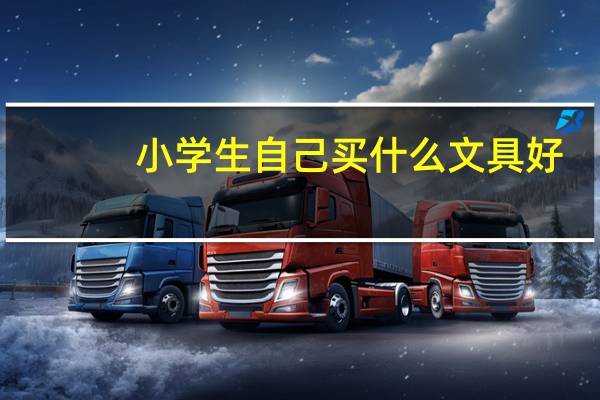 小学生自己买什么文具好