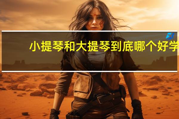 小提琴和大提琴到底哪个好学