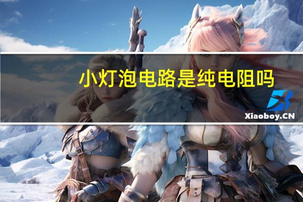 小灯泡电路是纯电阻吗