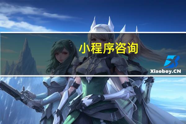 小程序咨询
