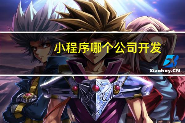 小程序哪个公司开发