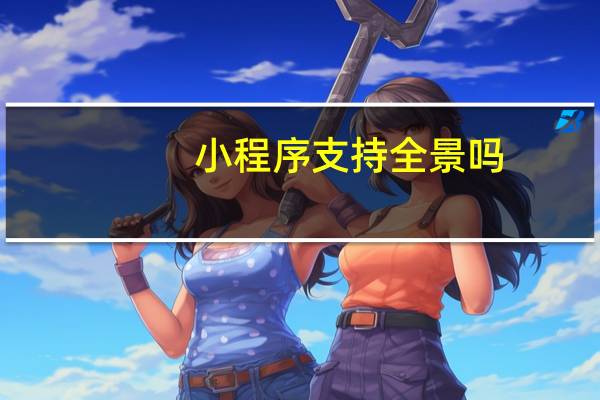 小程序支持全景吗