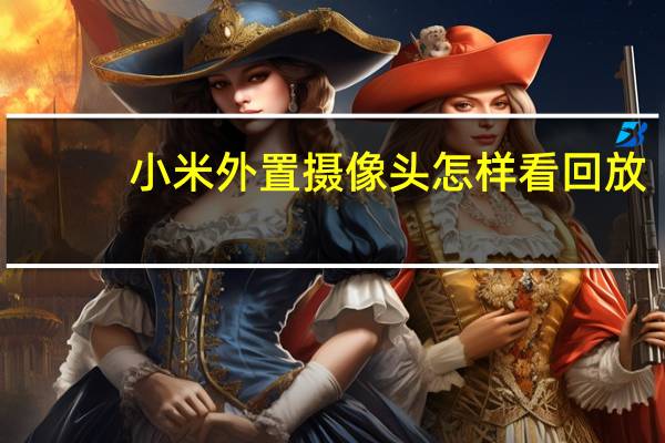 小米外置摄像头怎样看回放