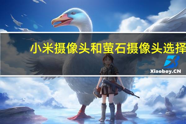 小米摄像头和萤石摄像头选择