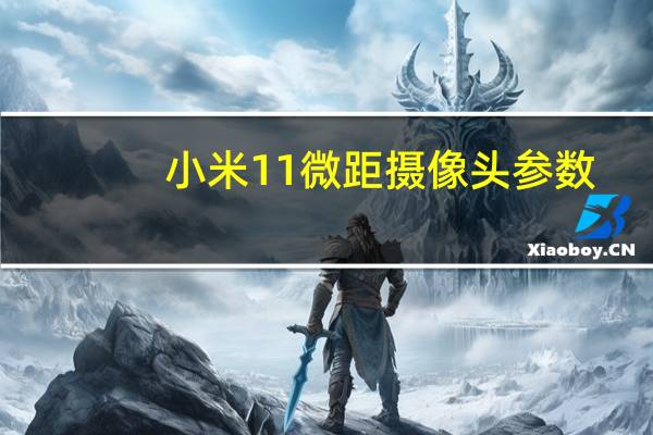 小米11微距摄像头参数