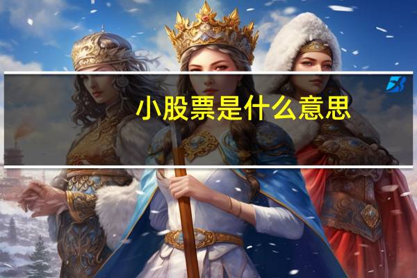 小股票是什么意思