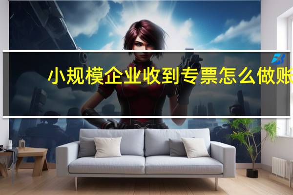 小规模企业收到专票怎么做账