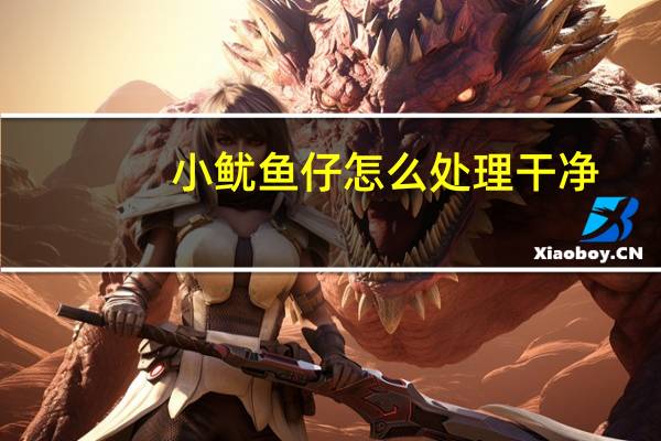 小鱿鱼仔怎么处理干净