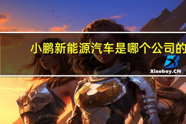 小鹏新能源汽车是哪个公司的