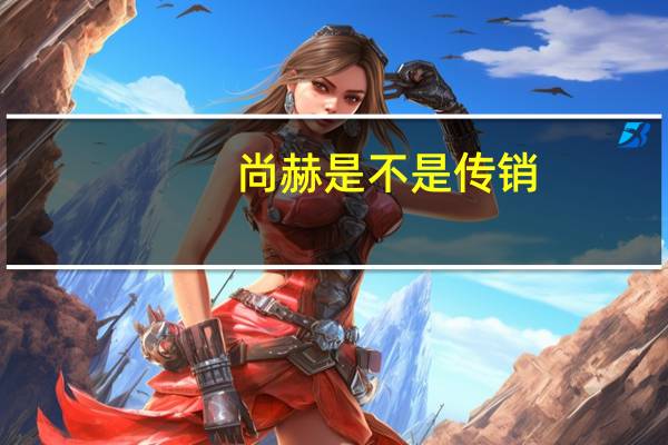 尚赫是不是传销