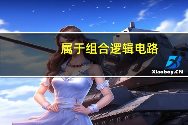 属于组合逻辑电路