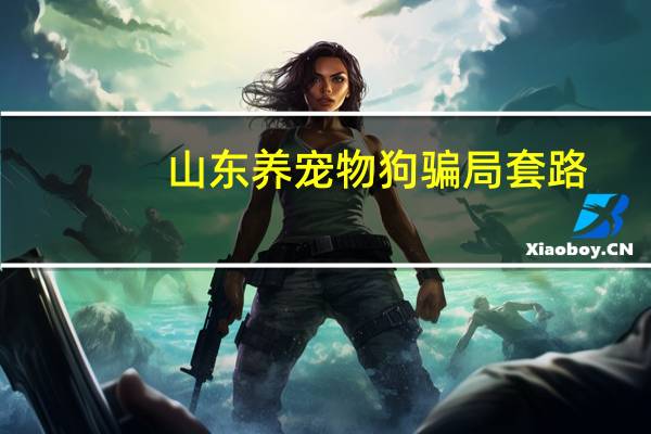 山东养宠物狗骗局套路