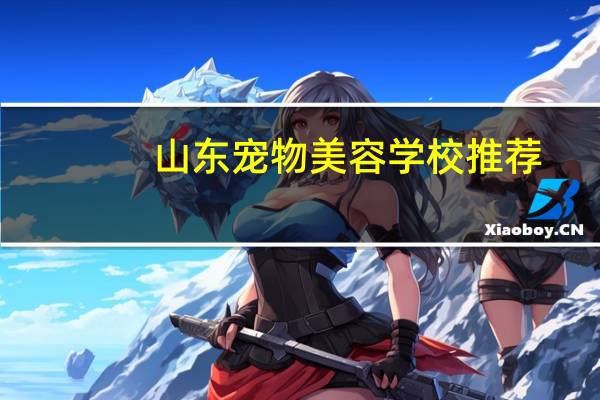 山东宠物美容学校推荐