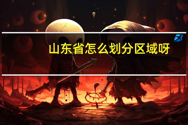 山东省怎么划分区域呀
