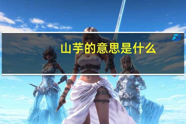 山芋的意思是什么