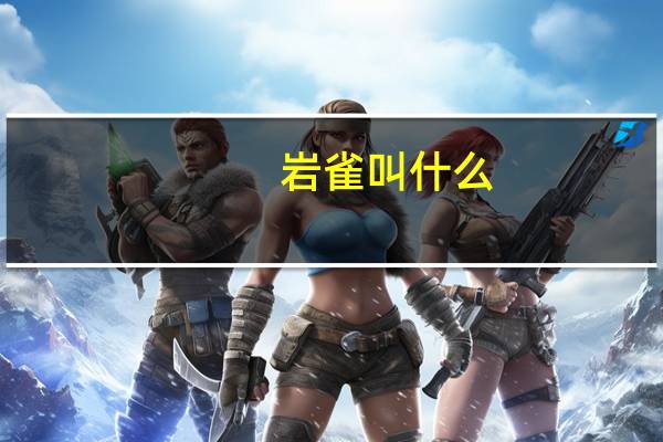 岩雀叫什么