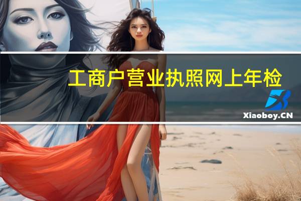 工商户营业执照网上年检