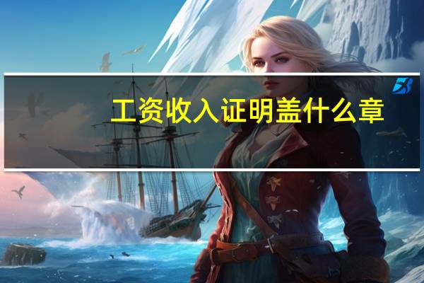 工资收入证明盖什么章
