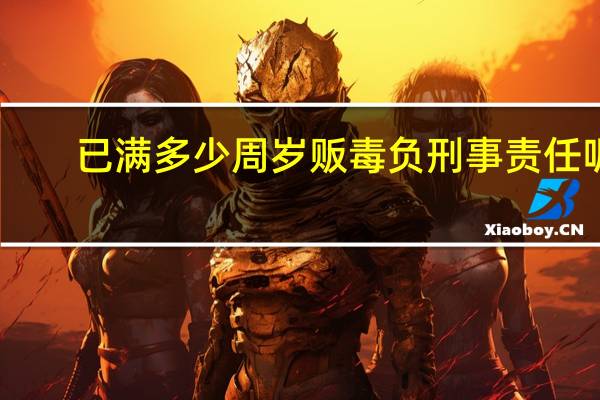 已满多少周岁贩毒负刑事责任呢