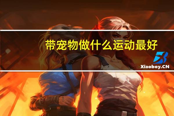 带宠物做什么运动最好