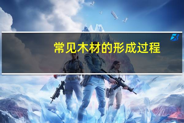 常见木材的形成过程