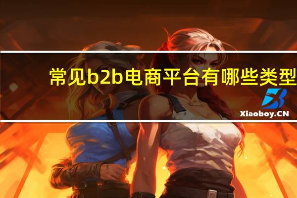 常见b2b电商平台有哪些类型