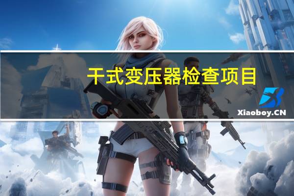 干式变压器检查项目