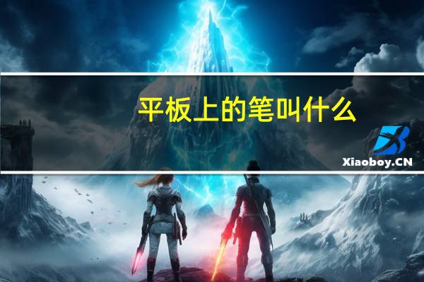 平板上的笔叫什么