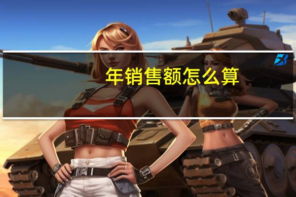 年销售额怎么算