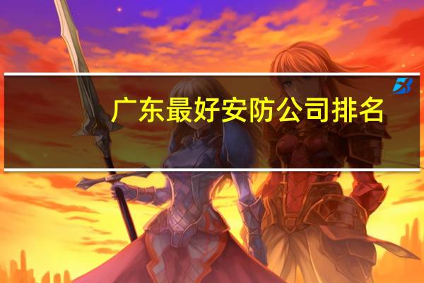 广东最好安防公司排名