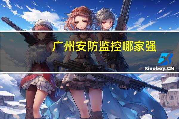 广州安防监控哪家强