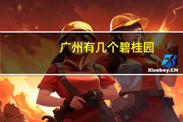 广州有几个碧桂园