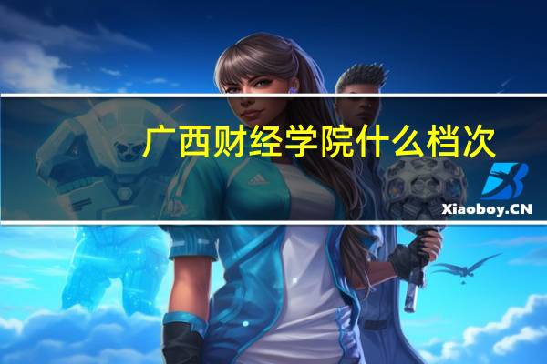 广西财经学院什么档次